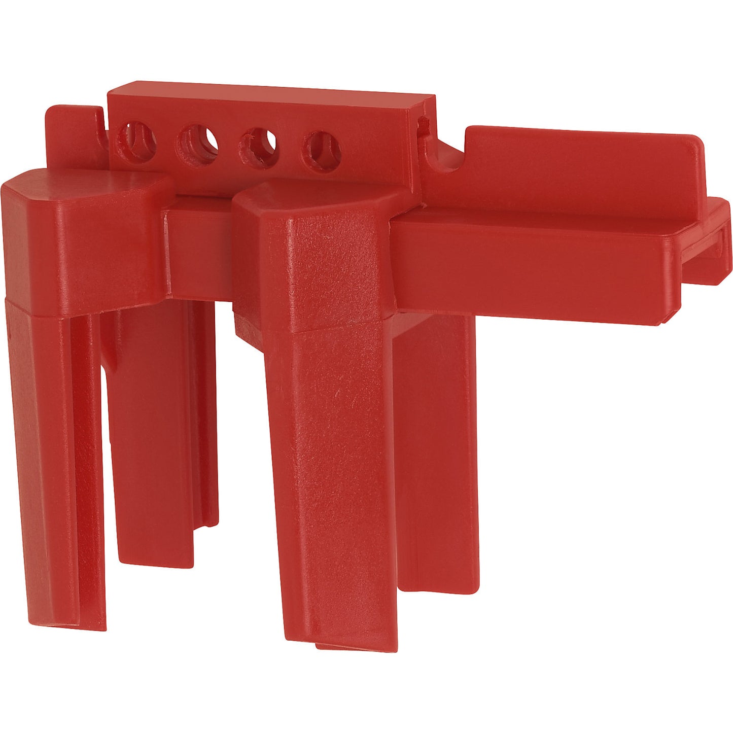 V442 ball valve lock, polypropylene (PP), red.