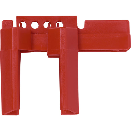 V442 ball valve lock, polypropylene (PP), red.