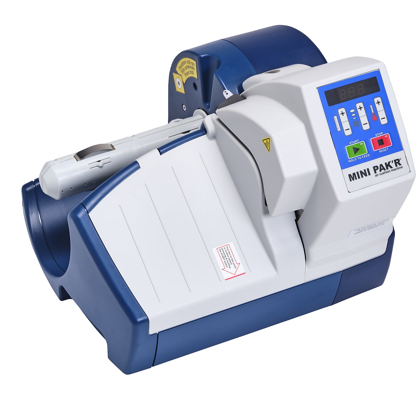 MINI PAK'R® V3 air cushion machine, LxWxH 360 x 370 x 300 mm, 230 V / 2.5 A, earthed.