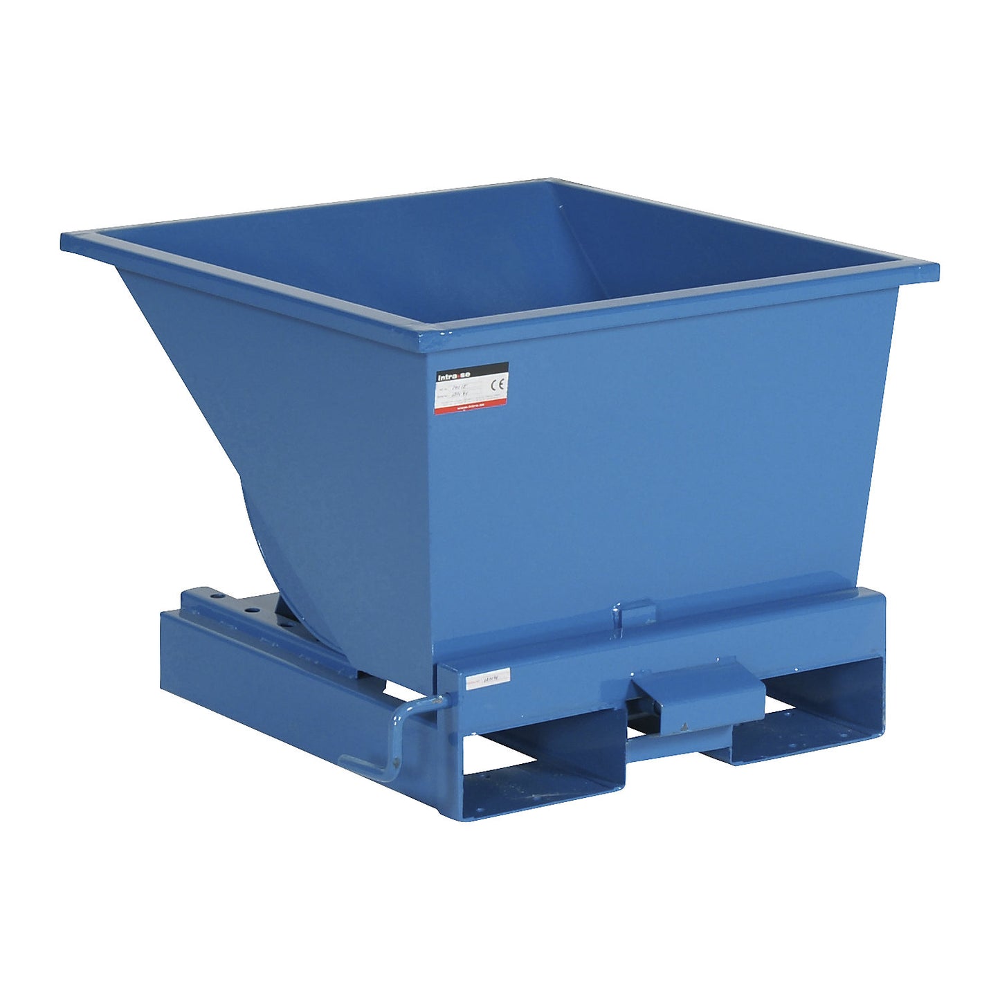 Tilting skip, blue, capacity 150 l.