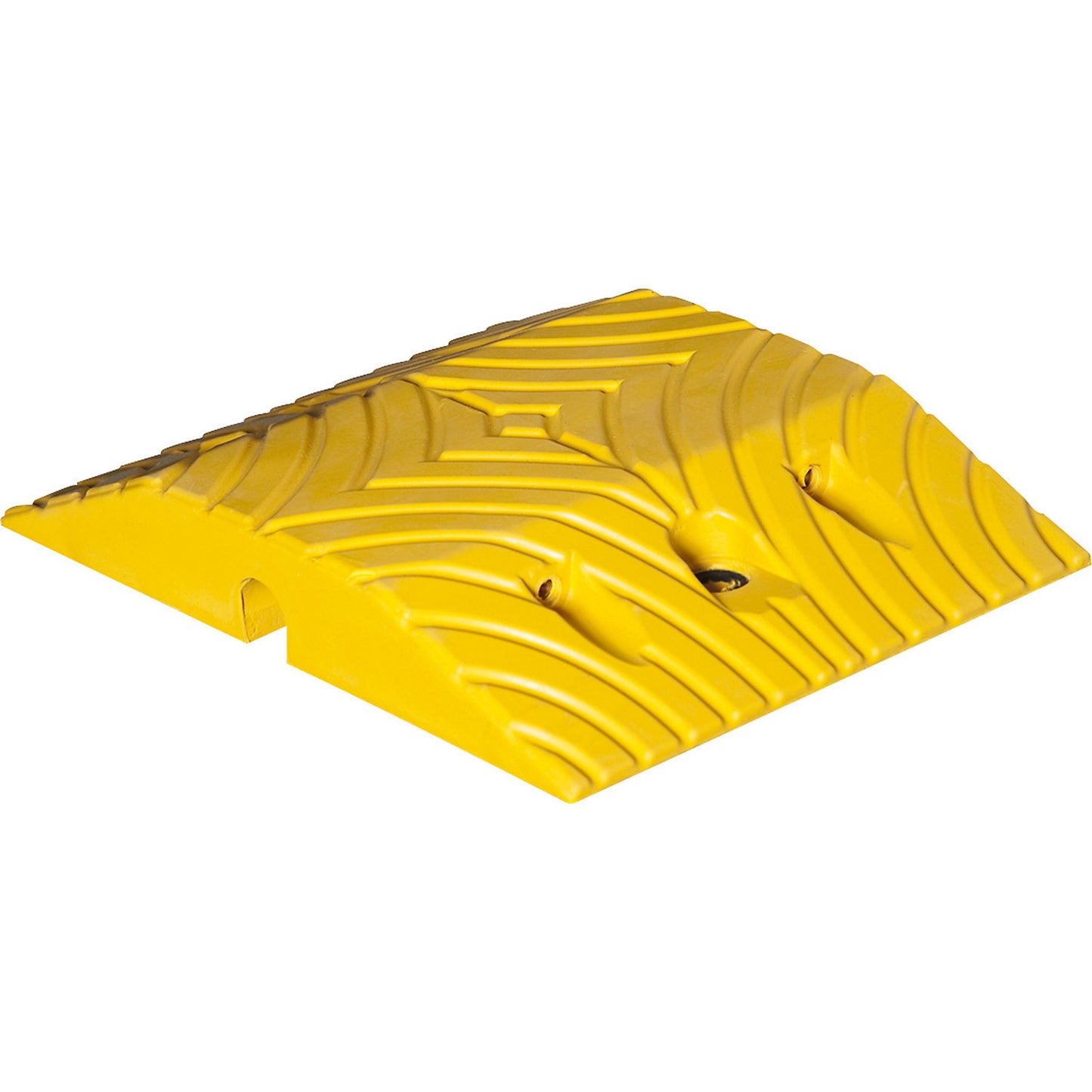 Speed ramp, rubber, height 50 mm, max. 20 km/h, standard element, yellow.