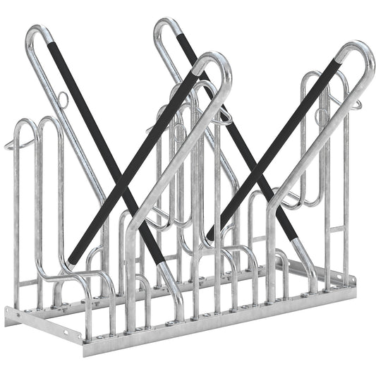 Bike rack, model 4700 XBF, two sided, 2 x 2 parking spaces.