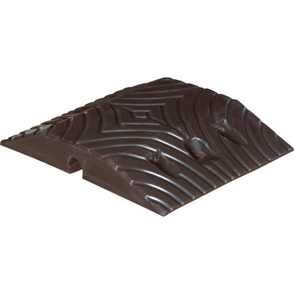 Speed ramp, rubber, height 50 mm, max. 20 km/h, standard element, black.