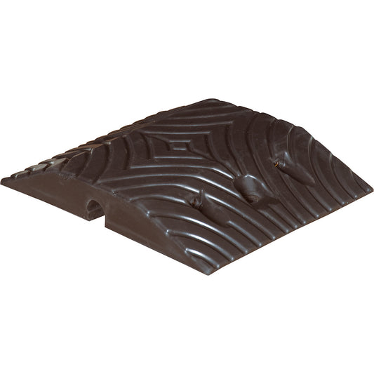 Speed ramp, rubber, height 50 mm, max. 20 km/h, standard element, black.