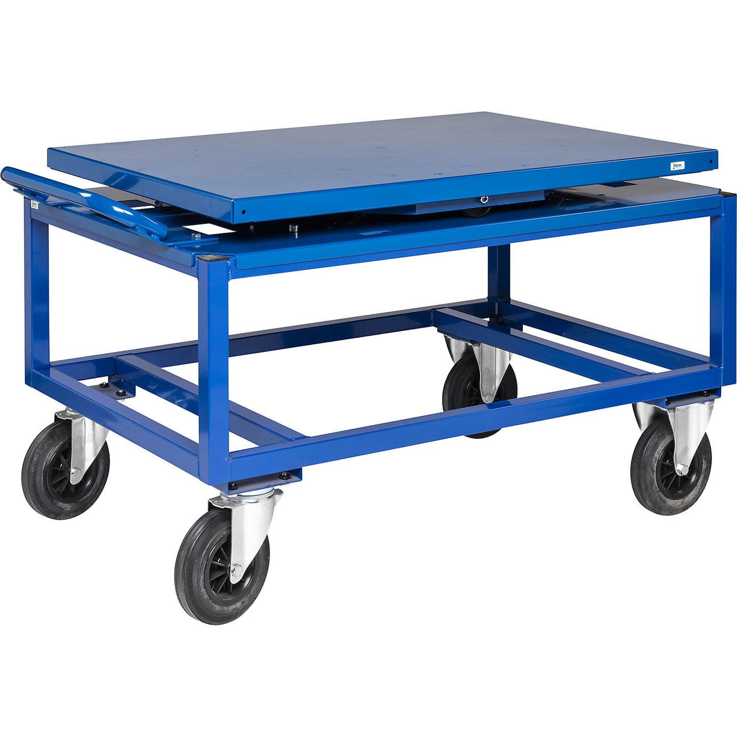 Swivel plate, max. load 800 kg, blue.