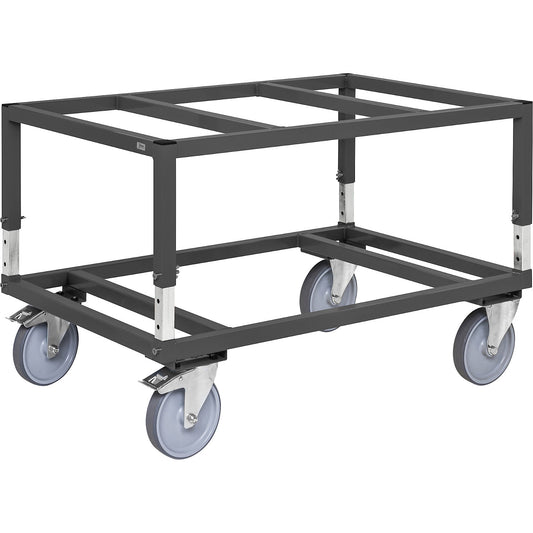 Pallet truck, height adjustable, LxWxH 1200 x 800 x 655 mm.
