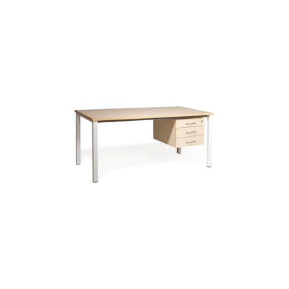 Base cupboard for Desk Duo, WxD 428 x 600 mm, birch.