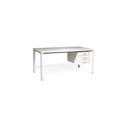 Base cupboard for Desk Duo, WxD 428 x 600 mm, brushed white.