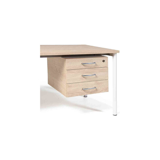 Base cupboard for Desk Duo, WxD 428 x 600 mm, oak.