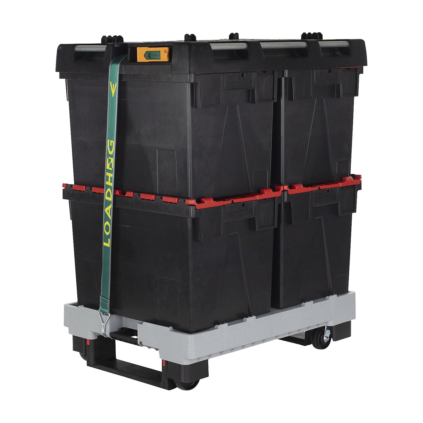 PALLY pallet, LxW 800 x 600 mm, hiPP, nylon wheels.