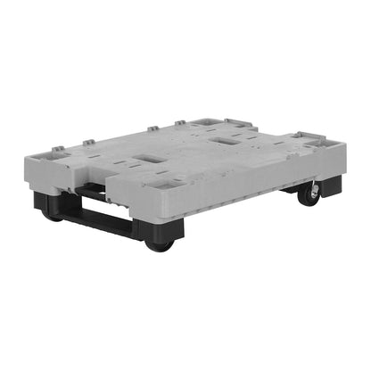 PALLY pallet, LxW 800 x 600 mm, hiPP, nylon wheels.