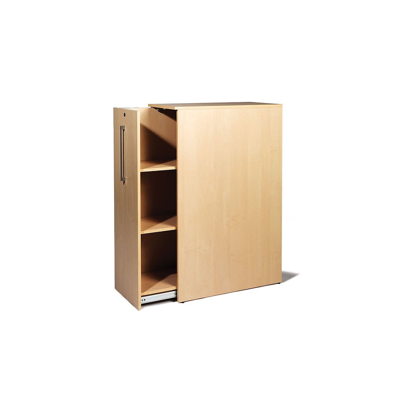 Seattle tall pull-out cabinet, HxWxD 1250 x 400 x 800 mm, left, birch.