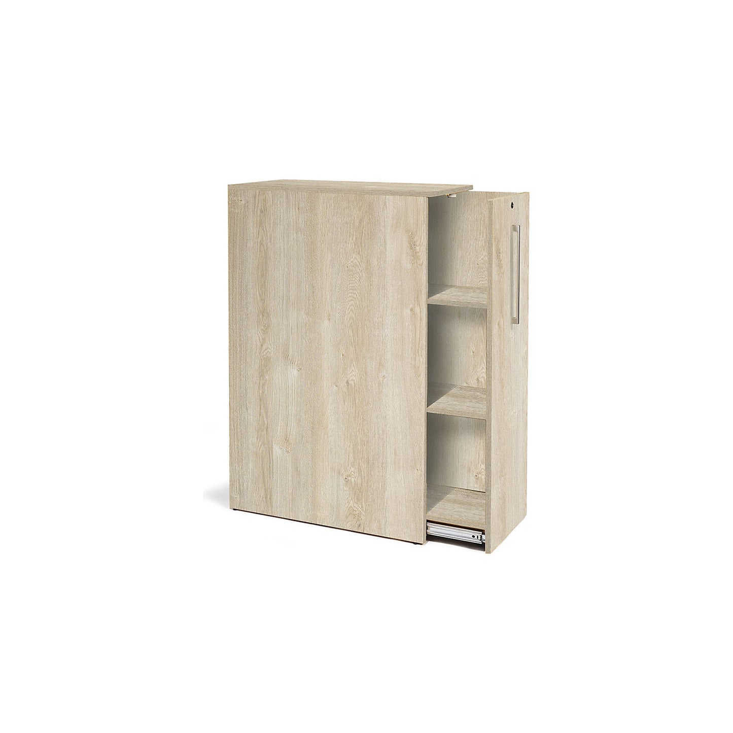 Seattle tall pull-out cabinet, HxWxD 1250 x 400 x 800 mm, right, oak.