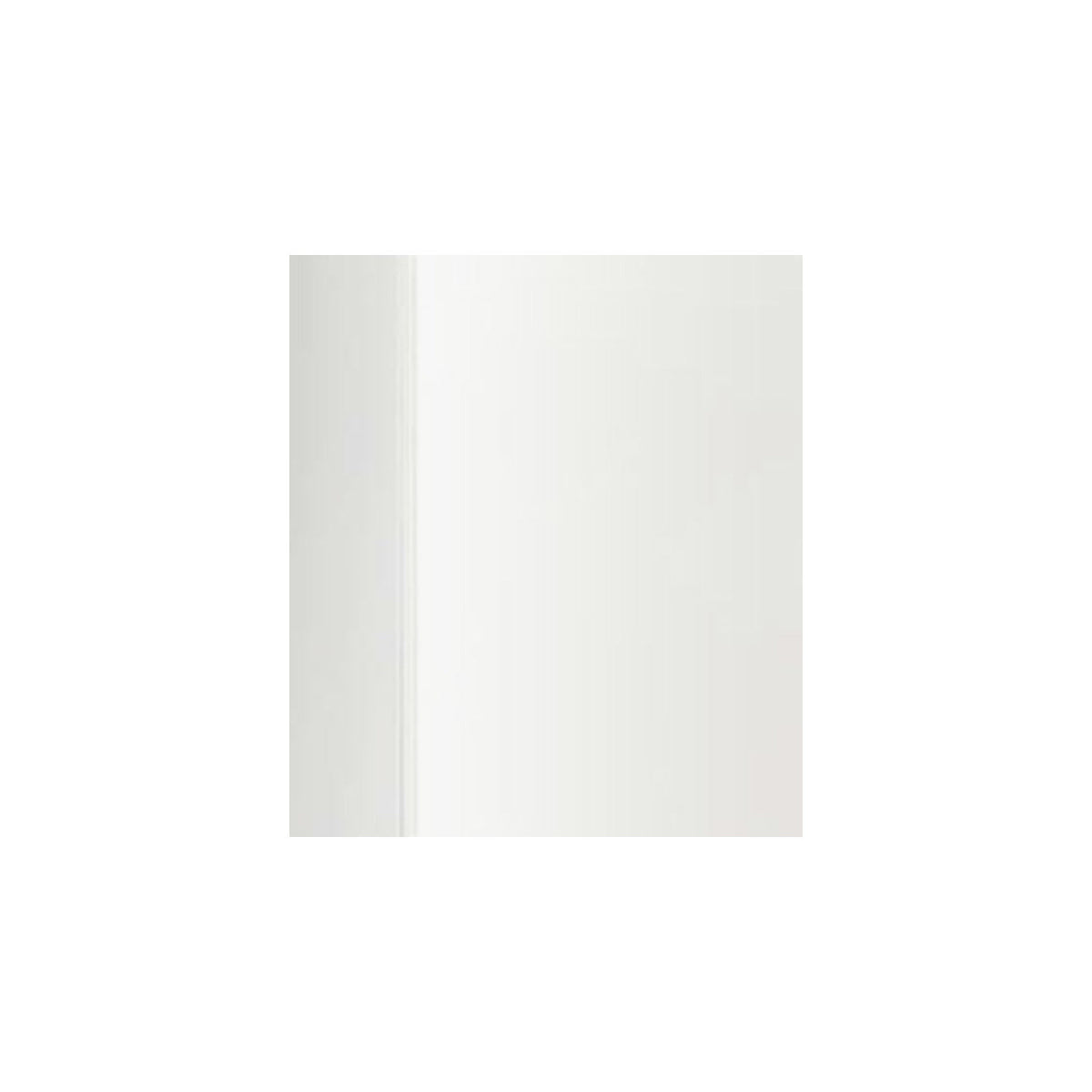 Portland cupboard, WxD 800 x 420 mm, H 1845 mm, door height 700 mm, brushed white.
