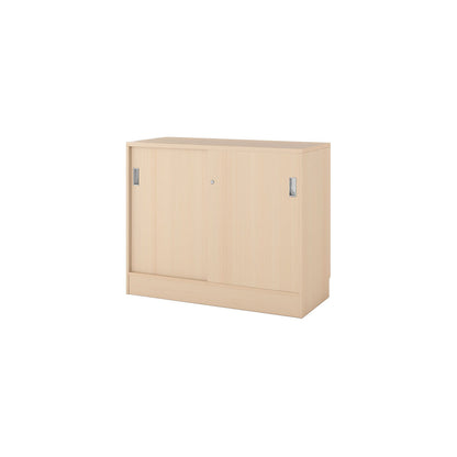 Chicago cupboard with sliding doors, HxWxD 948 x 1215 x 400 mm, birch.