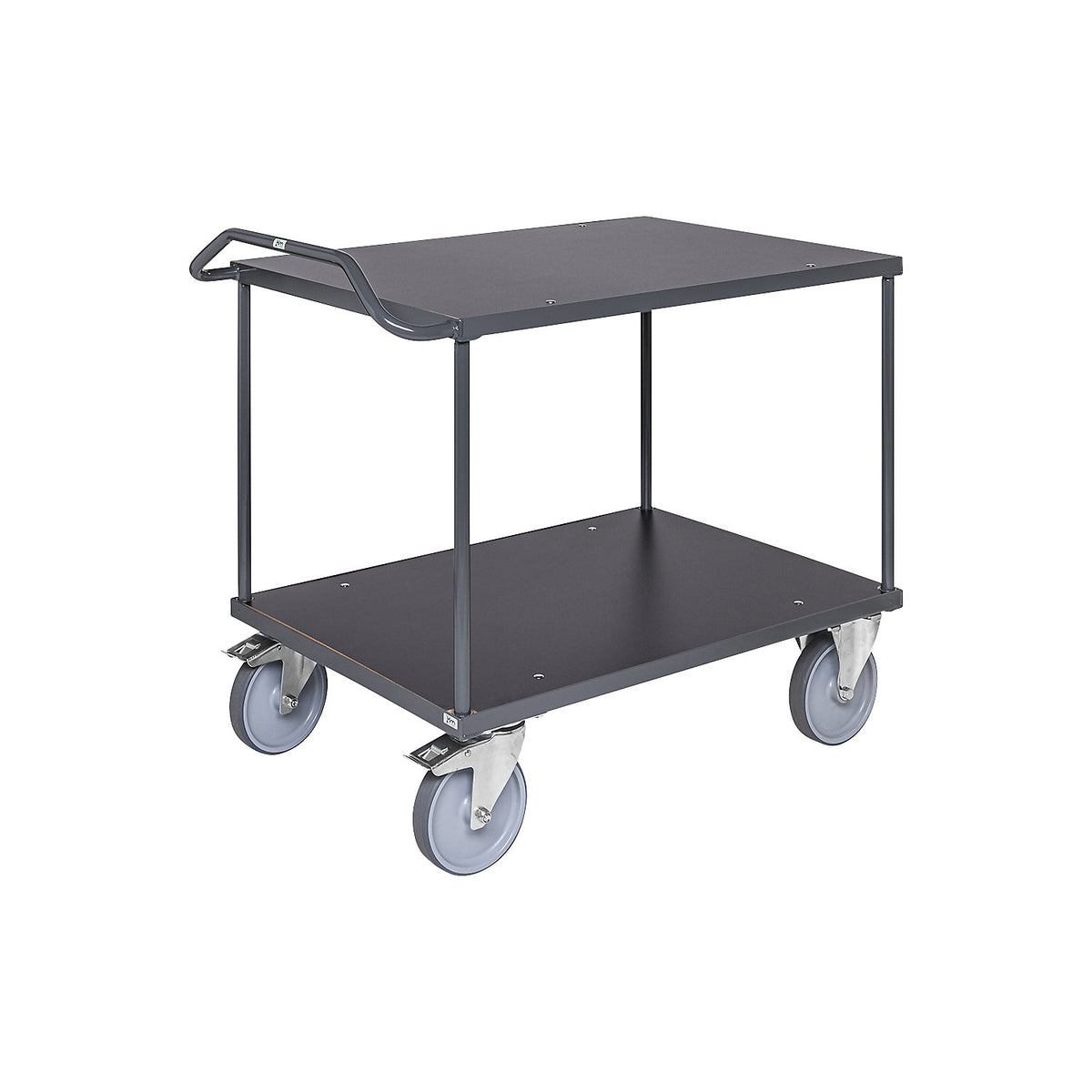 ERGO table trolley, 2 shelves, LxWxH 1110 x 700 x 965 mm.
