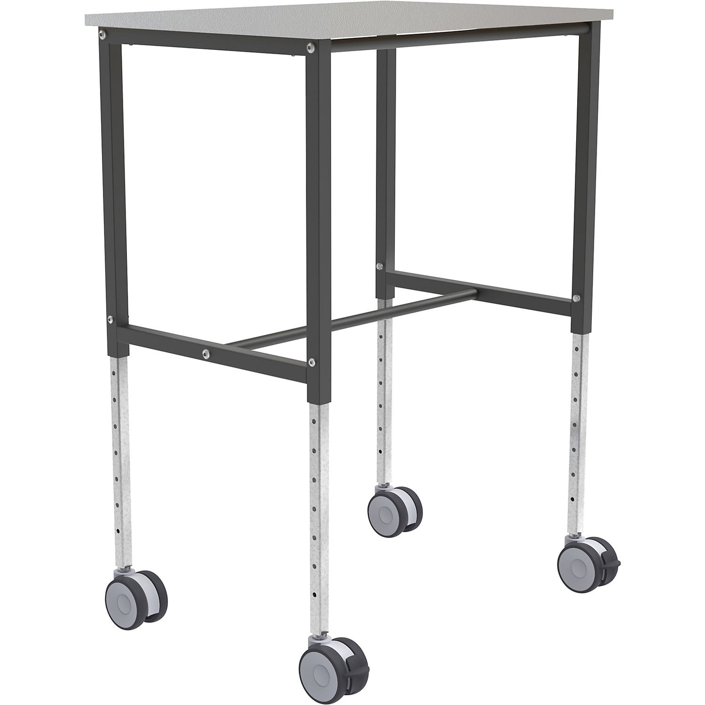 ERGO table trolley, LxWxH 800 x 570 x 720 mm, grey.