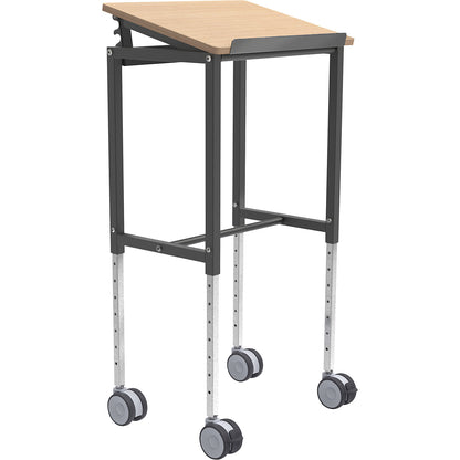 ERGO table trolley, LxWxH 600 x 400 x 720 mm, beech.