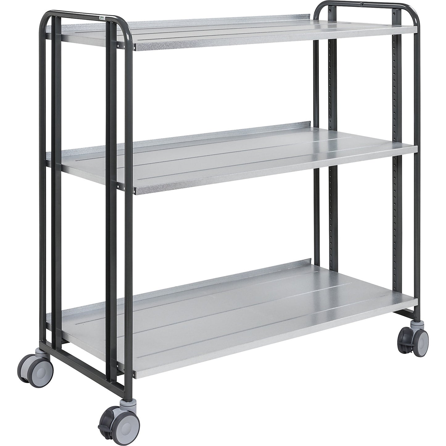 E-commerce order picking trolley, 3 shelves, LxWxH 1277 x 638 x 1300 mm.