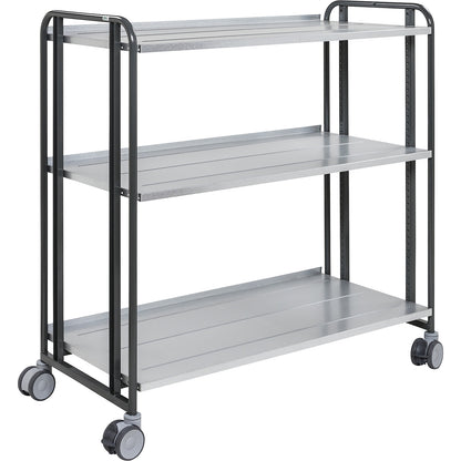 E-commerce order picking trolley, 3 shelves, LxWxH 1277 x 638 x 1300 mm.