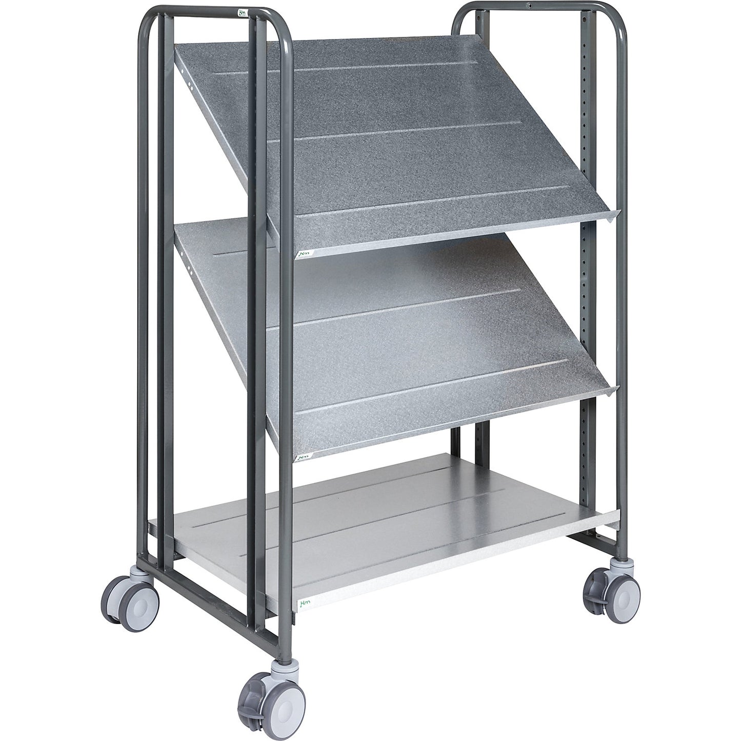 E-commerce order picking trolley, 3 shelves, LxWxH 877 x 638 x 1300 mm.