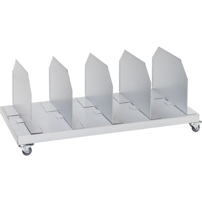 Cardboard trolley, steel, zinc plated, LxWxH 1050 x 500 x 418 mm.