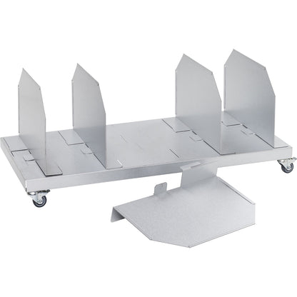 Cardboard trolley, steel, zinc plated, LxWxH 1050 x 500 x 418 mm.