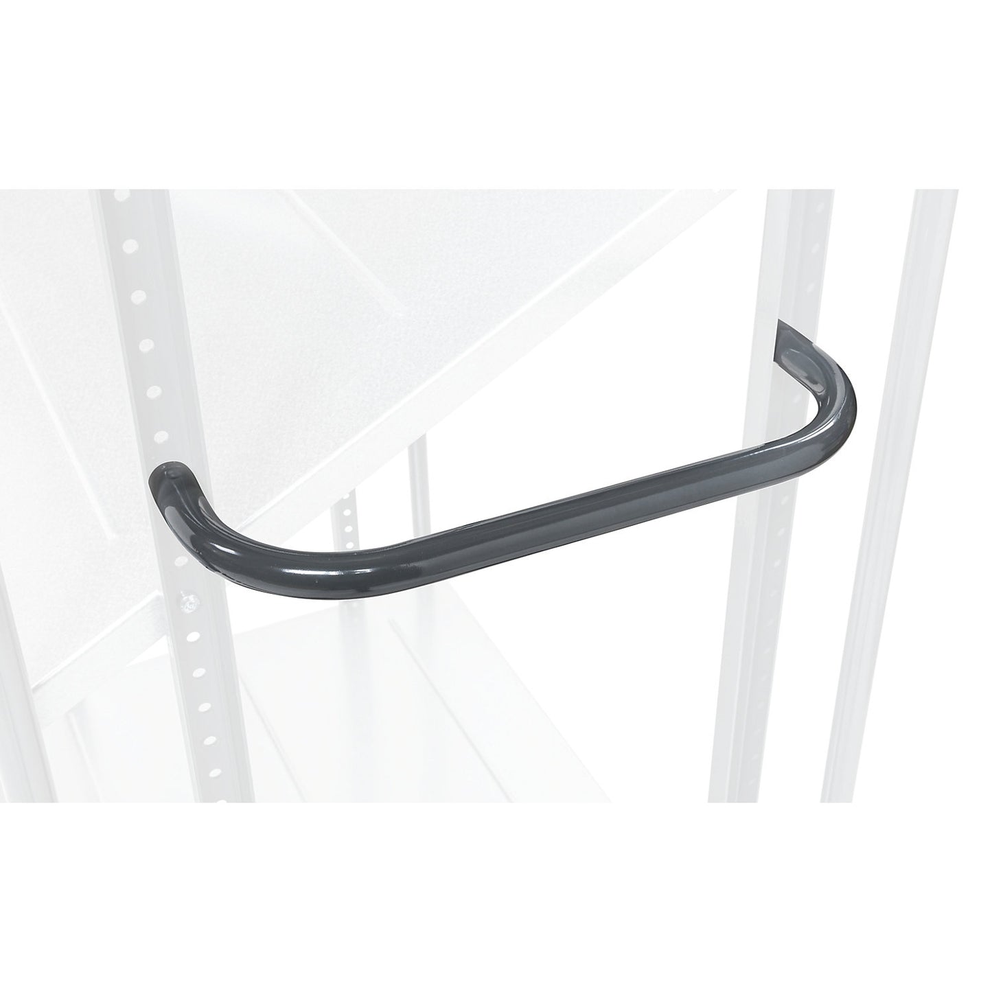 Handle, for e-commerce order picking trolleys, LxWxH 382 x 22 x 130 mm.