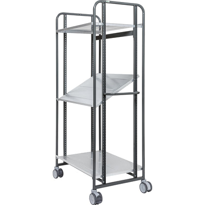 Handle, for e-commerce order picking trolleys, LxWxH 382 x 22 x 130 mm.