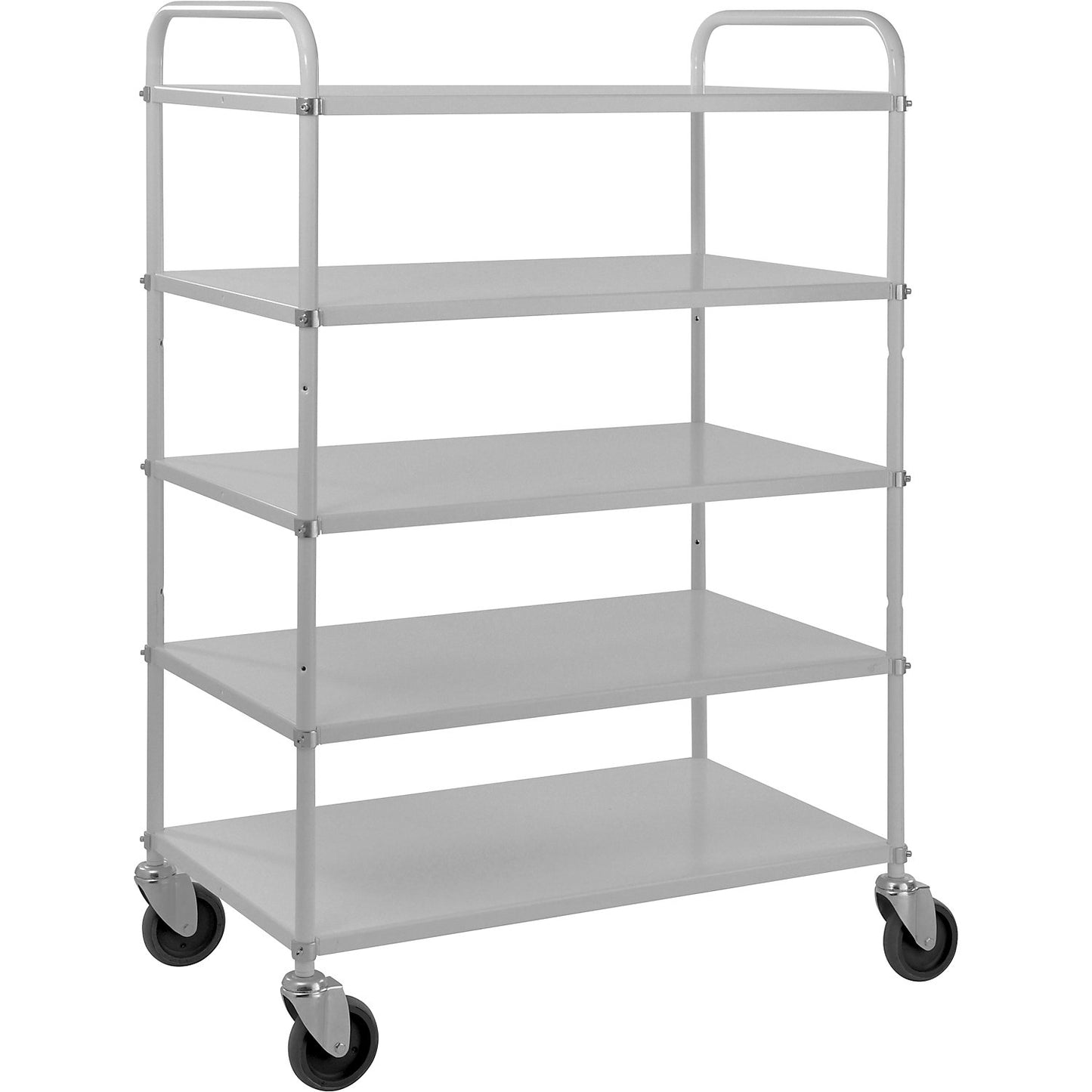 Zero shelf trolley, 5 shelves, LxWxH 980 x 585 x 1445 mm.