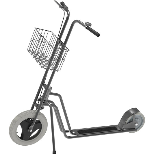 Company scooter, total max. load 150 kg, pneumatic tyres.