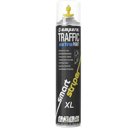Traffic extra Paint® XL marking paint, contents 750 ml, pack of 6, yellow.