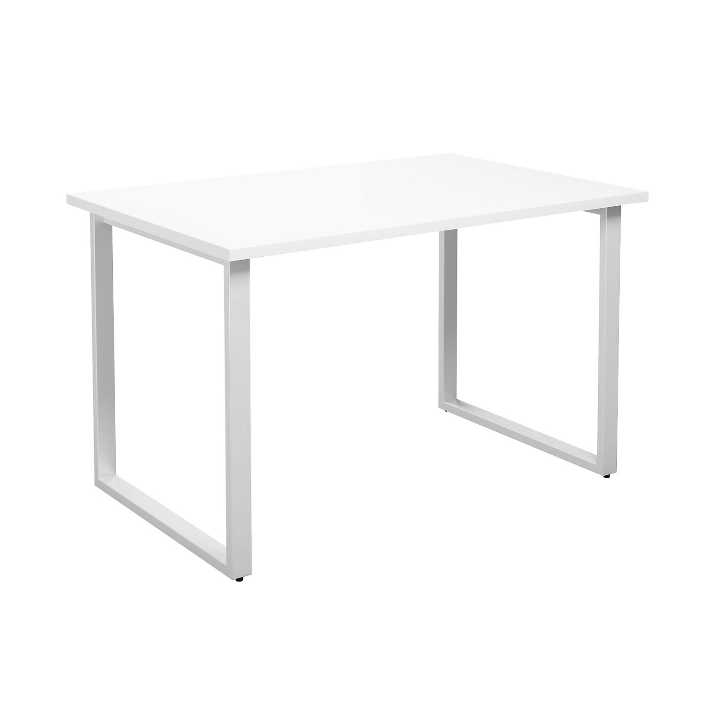 DUO-O multi-purpose desk, straight tabletop, depth 800 mm, width 1200 mm, white / white.