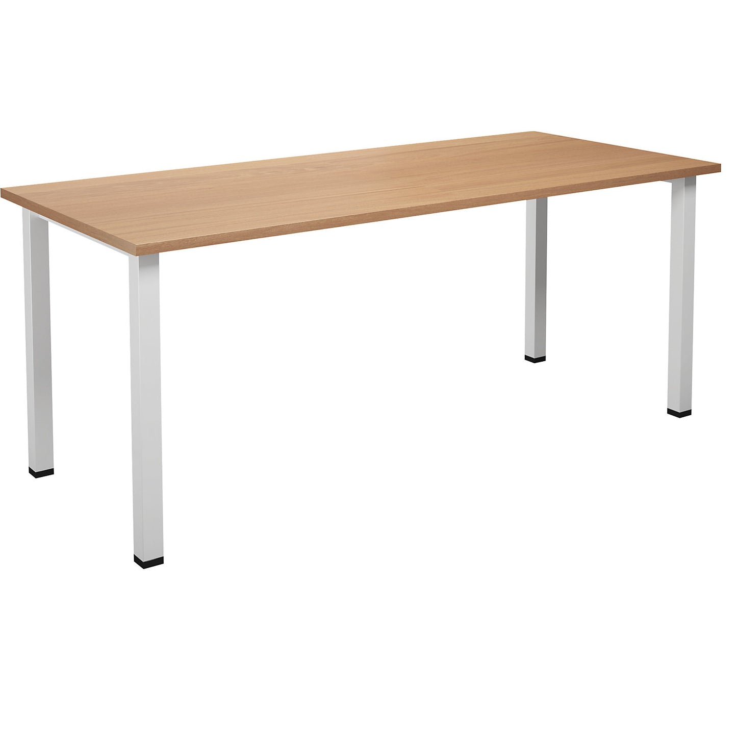 DUO-U multi-purpose desk, straight tabletop, depth 800 mm, width 1800 mm, beech, beech.