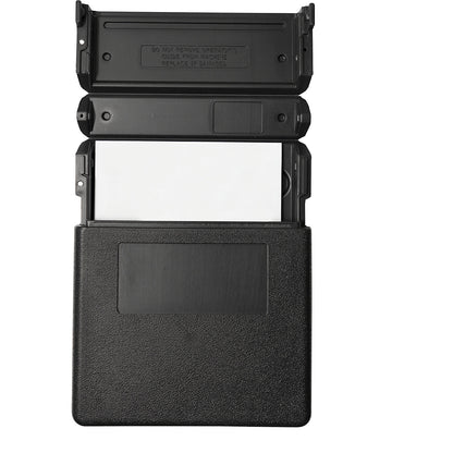 PE document box, opening on top, HxWxD 320 x 260 x 55 mm.
