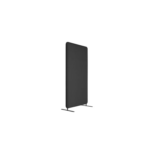 Softline Salsa acoustic partition, fabric, HxW 1360 x 1000 mm, black.