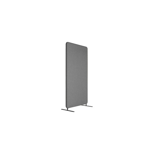 Softline Salsa acoustic partition, fabric, HxW 1500 x 1000 mm, grey.