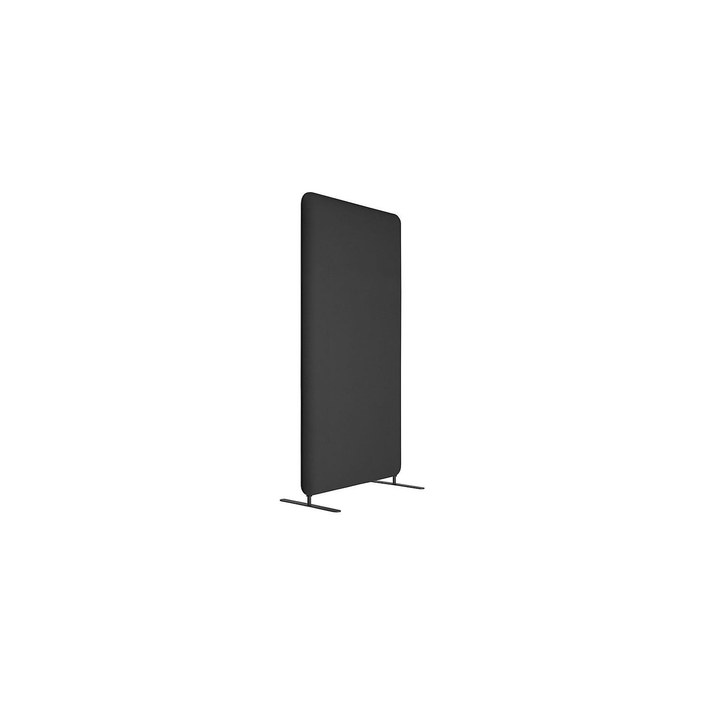 Softline Salsa acoustic partition, fabric, HxW 1700 x 1000 mm, black.