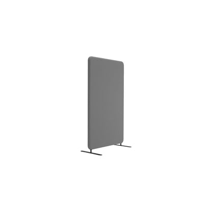 Softline Event acoustic partition, fabric, HxW 1700 x 1000 mm, grey.