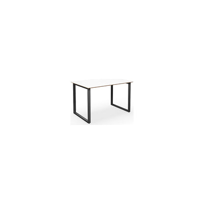 DUO-O Trend multi-purpose desk, straight tabletop, depth 800 mm, width 1200 mm, white / black.