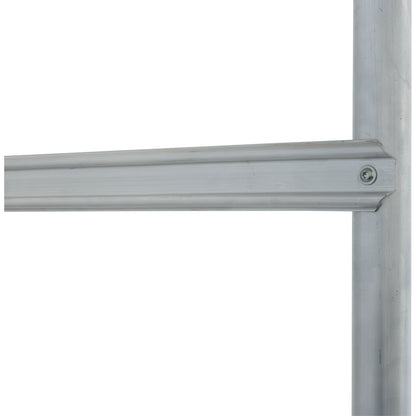 Mobile safety steps with R13 anti-slip properties, with single sided access, 3 steps incl. platform.