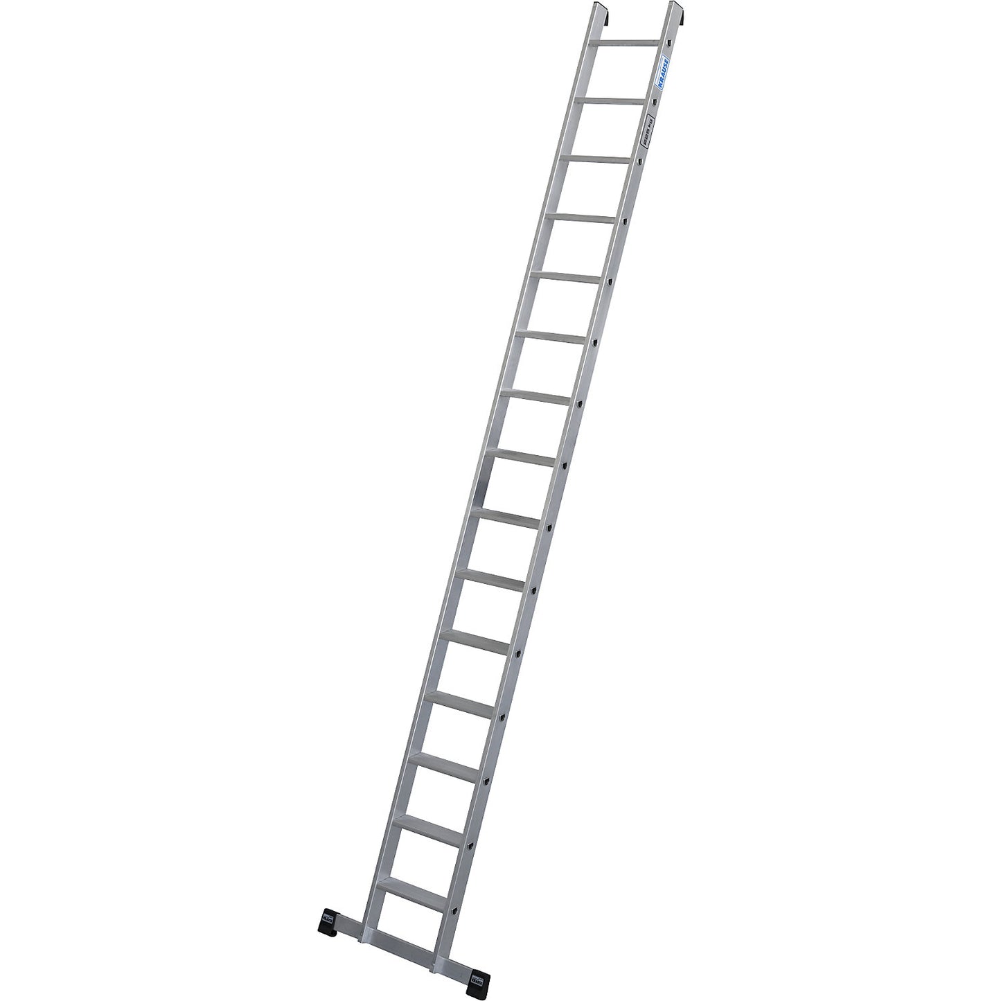 Heavy duty lean to ladder, 80 mm aluminium steps, up to 225 kg, 15 steps.