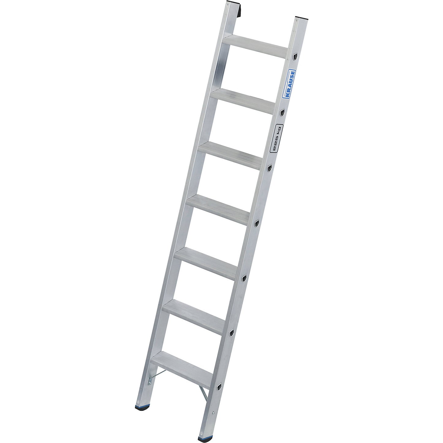 Heavy duty lean to ladder, 80 mm aluminium steps, up to 225 kg, 7 steps.