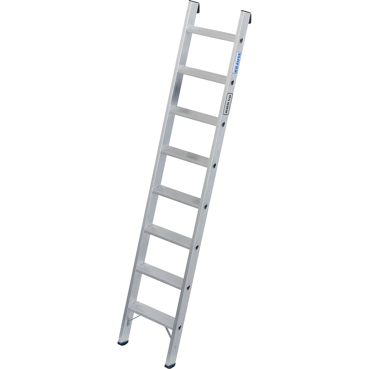 Heavy duty lean to ladder, 80 mm aluminium steps, up to 225 kg, 8 steps.