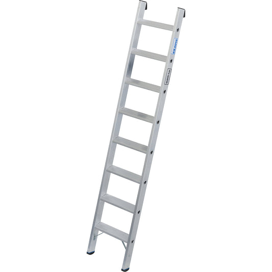Heavy duty lean to ladder, 80 mm aluminium steps, up to 225 kg, 8 steps.