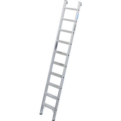 Heavy duty lean to ladder, 80 mm aluminium steps, up to 225 kg, 10 steps.