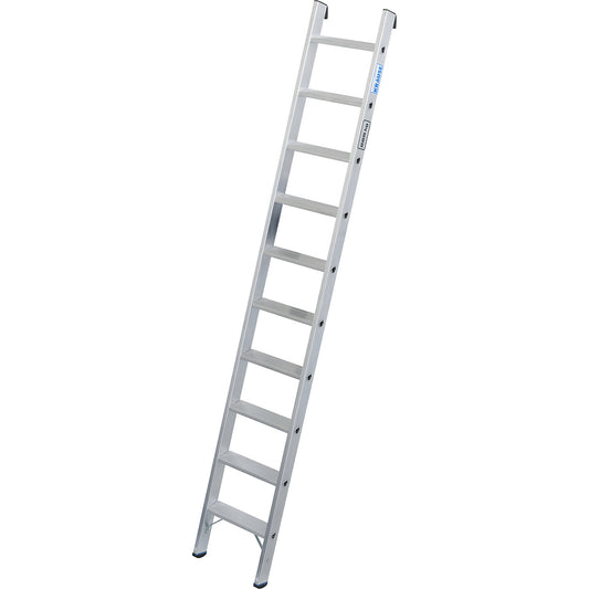 Heavy duty lean to ladder, 80 mm aluminium steps, up to 225 kg, 10 steps.