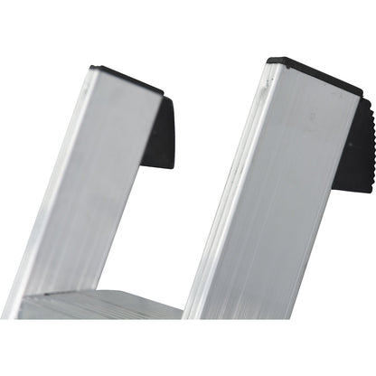 Heavy duty lean to ladder, 80 mm aluminium steps, up to 225 kg, 15 steps.