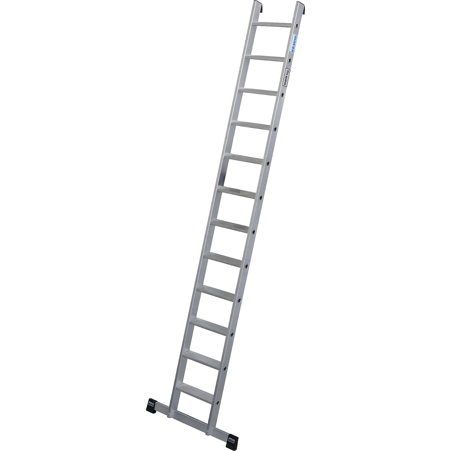 Heavy duty lean to ladder, 80 mm aluminium steps, up to 225 kg, 12 steps.