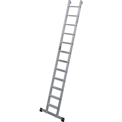 Heavy duty lean to ladder, 80 mm aluminium steps, up to 225 kg, 12 steps.